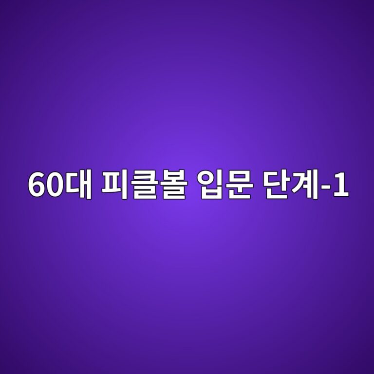 피클볼 입문 단계 60대 시니어-1 5 60eb8c80 ed94bced81b4ebb3bc ec9e85ebacb8 eb8ba8eab384 1 1791858555