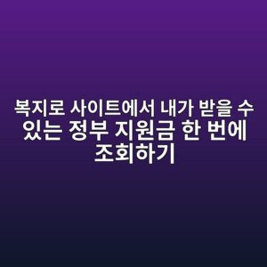 복지로 사이트에서 내가 받을 수 있는 정부 지원금 한 번에 조회하기 5 ebb3b5eca780eba19c ec82acec9db4ed8ab8ec9790ec849c eb82b4eab080 ebb09bec9d84 ec8898 ec9e88eb8a94 eca095ebb680 eca780ec9b90eab888 ed959c 1793143435