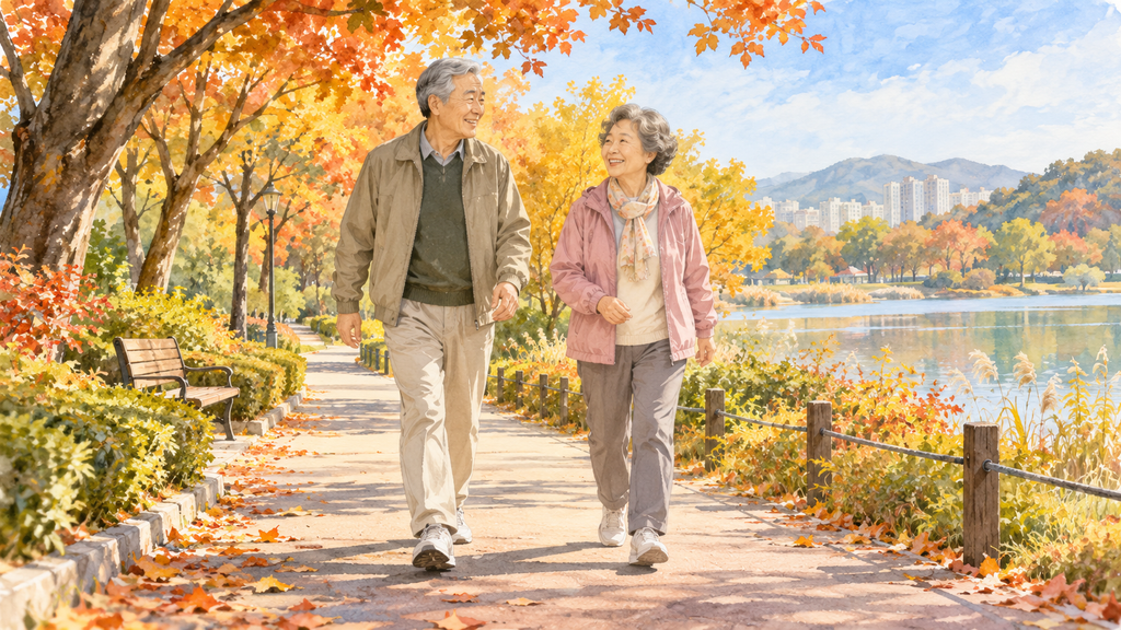 경도인지장애란? 치매와의 차이·관리 방법 3 가을 공원의 편안한 산책 2