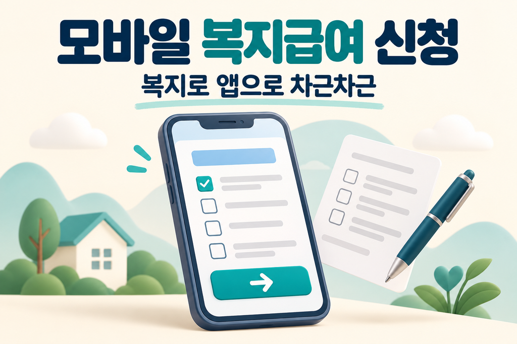 모바일 복지로 앱으로 5분 만에 복지급여 신청하는 방법 5060 시니어 2 모바일 복지급여 신청 안내 2