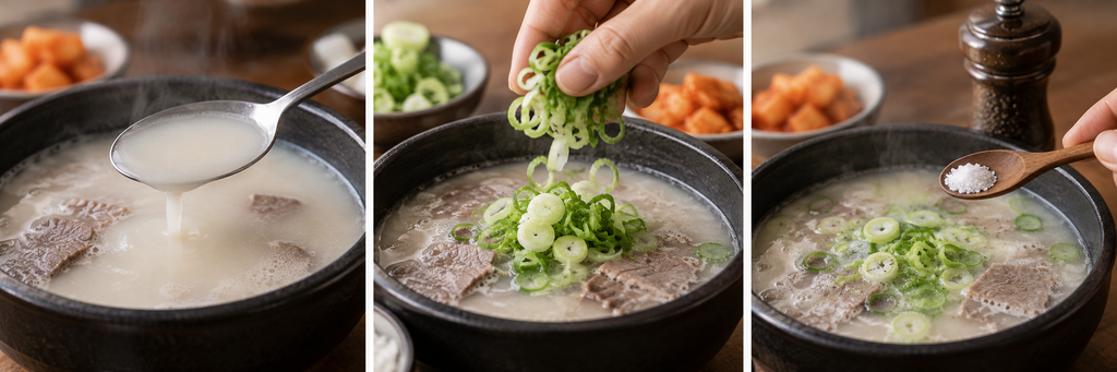 서울 설렁탕 맛집, 이문설농탕 2 설렁탕 세 가지 즐기는 법 1