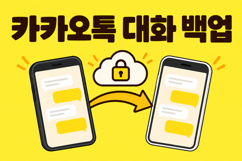 카카오톡 대화 백업하는 방법-5060 2 스마트폰 대화 백업