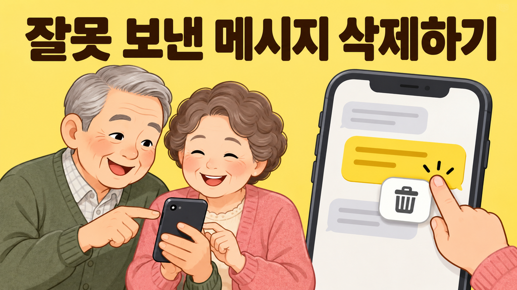 카카오톡 잘못 보낸 메시지 삭제하는 방법과 주의사항-50·60 2 잘못 보낸 메시지 삭제하기