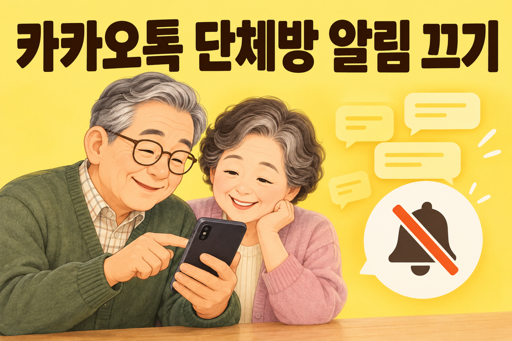 카카오톡 단체방 알림 끄는 방법-50·60 2 카카오톡 단체방 알림 끄기
