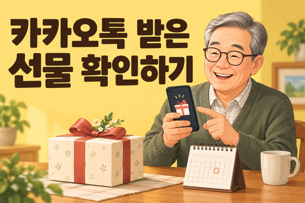 카카오톡 받은 선물 확인하는 방법-5060 2 카카오톡 받은 선물 확인하기