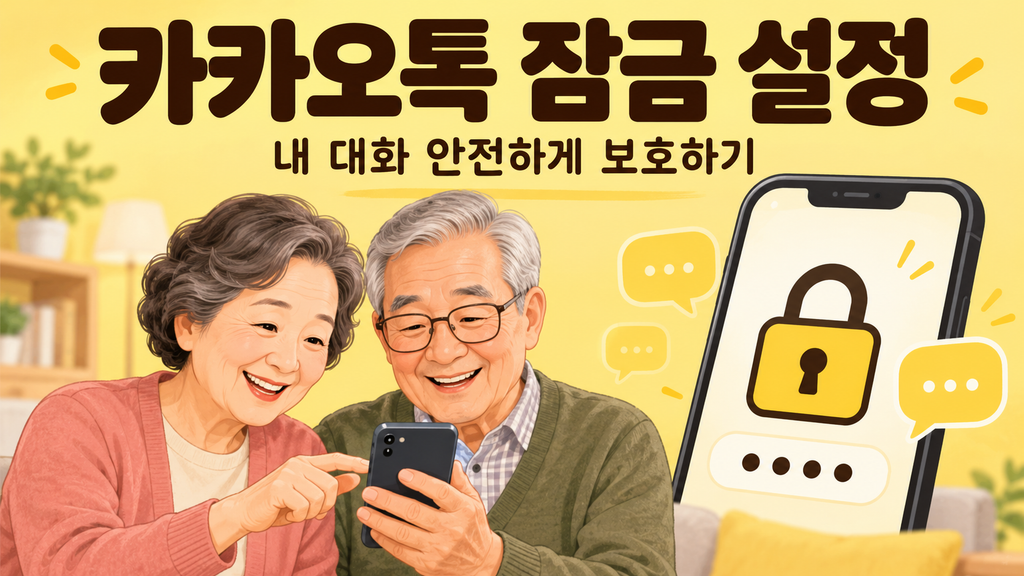 5060 카카오톡 잠금 설정 방법 2 카카오톡 잠금 설정 가이드