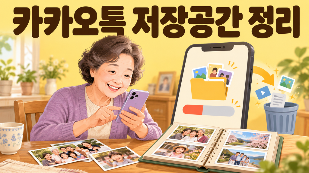 카카오톡 저장공간 정리하는 방법 2 카카오톡 정리로 소중한 사진 지키기