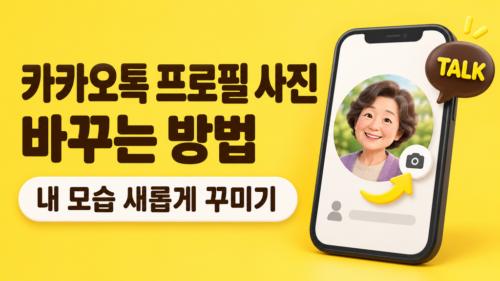 카카오톡 프로필 사진 바꾸는 방법-60대 2 카카오톡 프로필 사진 바꾸는 방법