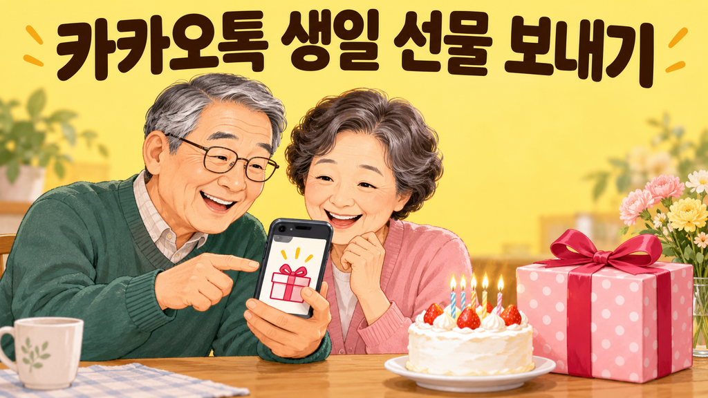 카카오톡 선물하기 사용법 2 카카오톡으로 보내는 생일 선물